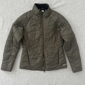 Cloudveil Jacket Womens Small Insulated Olive PrimaLoft Quilted Gorpcore Outdoor